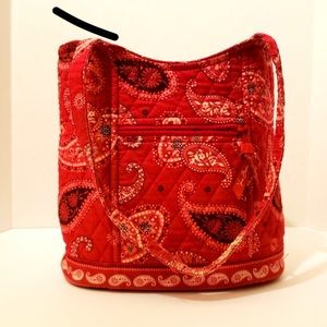 Vera Bradley Mesa Red Paisley Tote bag